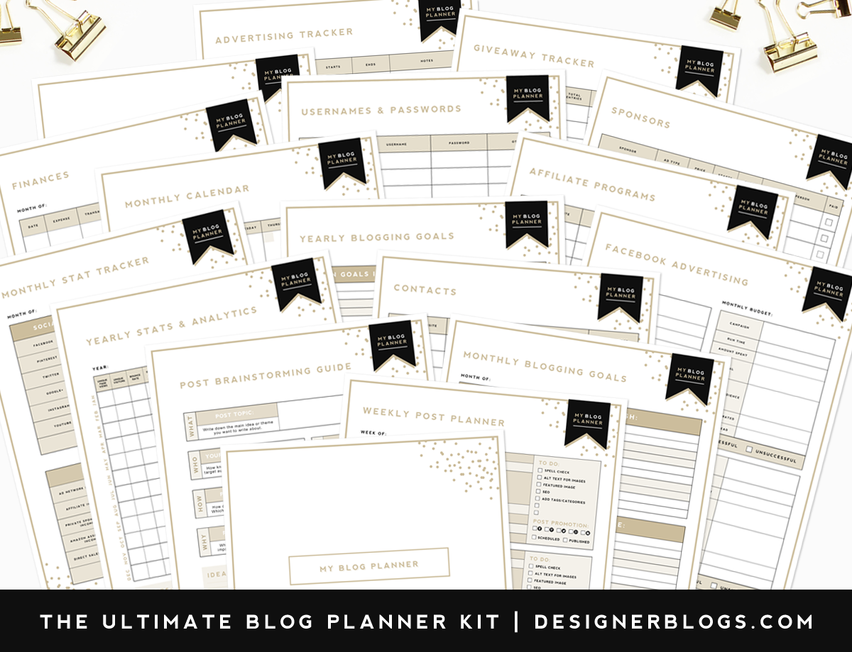 Ioanna's Notebook - Plan 2016 with free printable planners & calendars