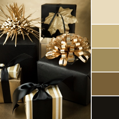 Gold & Black Color Palette and Inspirations