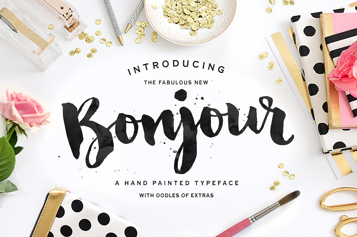 Affordable Hand Painted Typefaces | DesignerBlogs.com