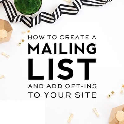 Learn how to create a mailing list as a idea for quarantine time spender