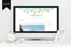 Free Monthly Blogger Template | July