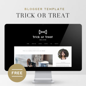 Trick or Treat | Free Spooky Blogger Template