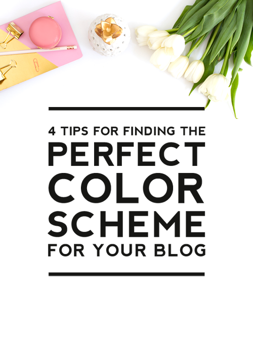 4 tips for finding the perfect color scheme for your blog