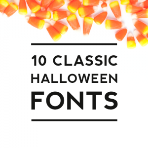 10 Classic Halloween Fonts