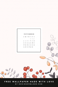Free November Wallpaper - Designer Blogs