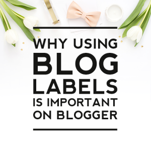 Why Using Blogger Blog Labels is Important