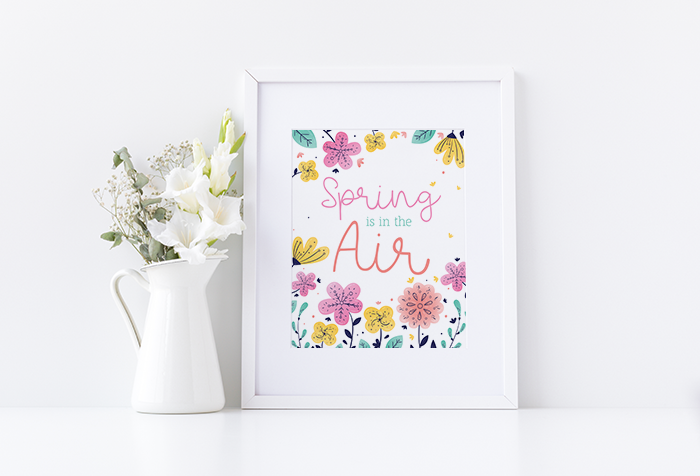 Spring is in the Air Free Printable