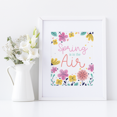 Spring is in the air poster