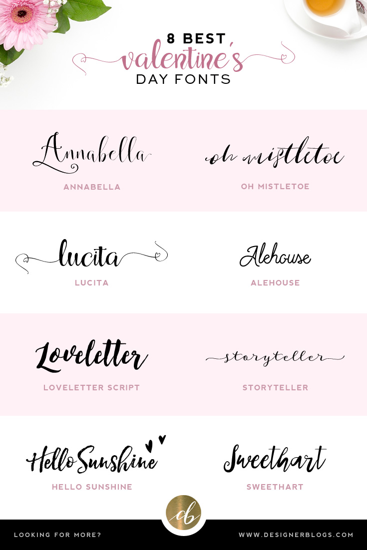 8 Best Valentine's Day Fonts
