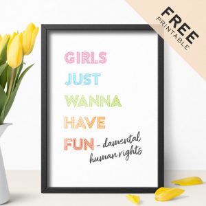 Free Women's Day Printable