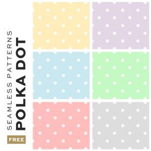 Free Seamless Polka Dot Pattern Backgrounds