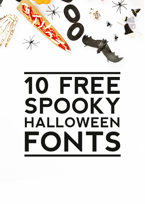 10 Free Spooky Halloween Fonts