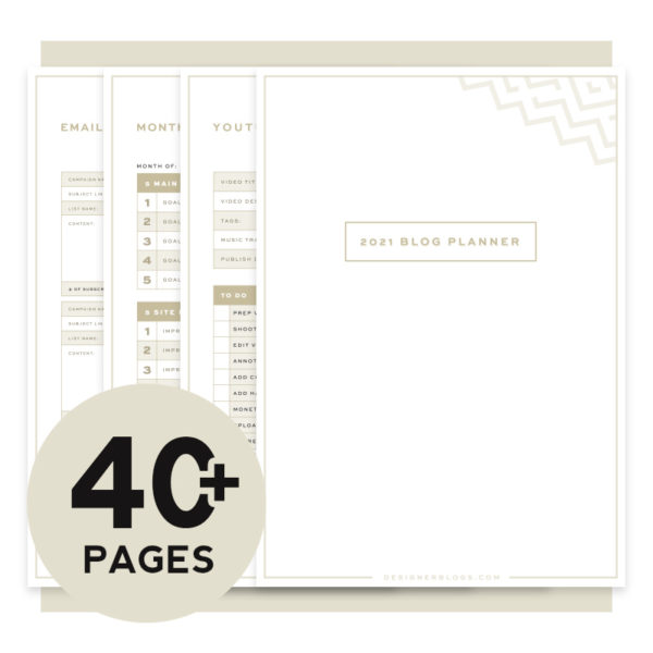 Free Blog Planner Download - 2021 Edition - Get it now!