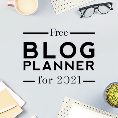 Free Blog Planner 2021 Edition