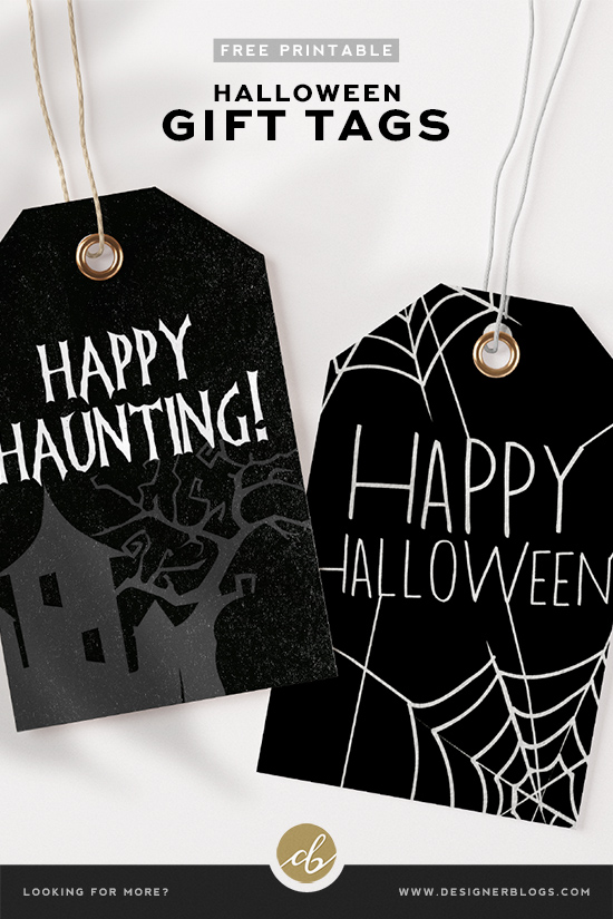 Free Halloween Tags Printable 6 Designs Designer Blogs
