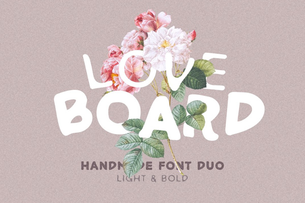 Lovee Board font - Best Trendy Fonts 2021 collection