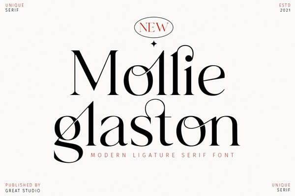 Mollie Glaston Font - Best Trendy Fonts 2021 collection