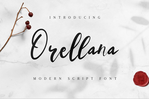 Orellana font - Best Trendy Fonts 2021 collection