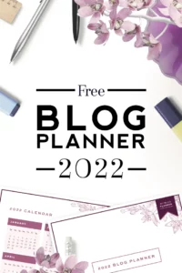 Free Ultimate Blog Planner 2022 Featuring New Color