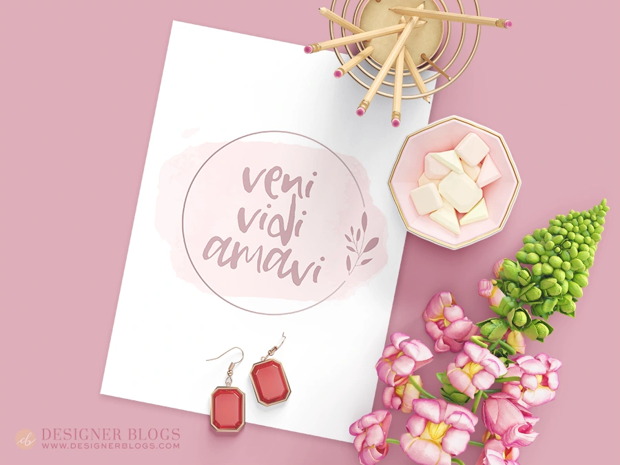 Veni, Vidi, Amavi - Free Valentine's Day Printable Poster Preview