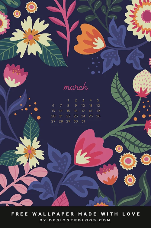Digital Drawing & Illustration 6 patterns Desktop wallpaper spring floral  for your lock screen and home screen Art & Collectibles 