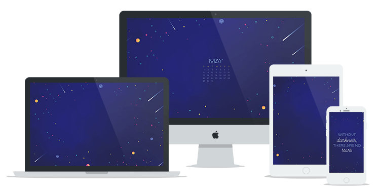 Free May Wallpaper on different devices