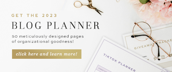 2023 Blog Planner - DesignerBlogs.com