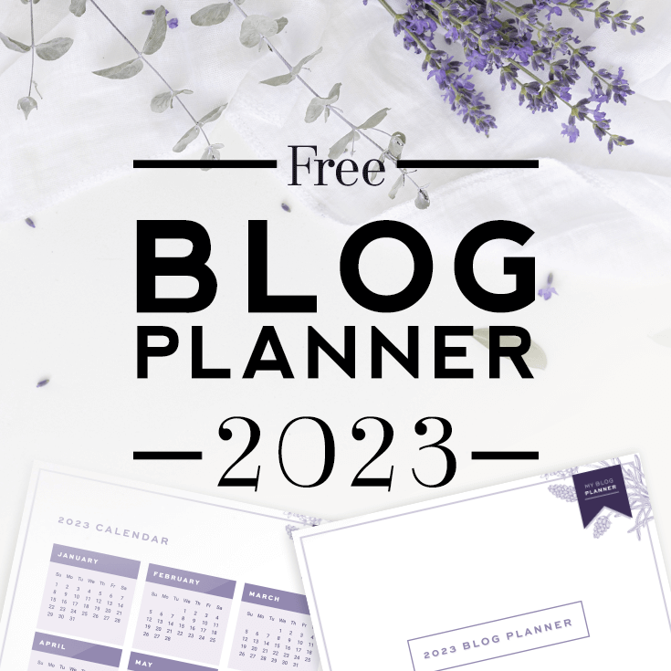 2023 Free Blog Planner Cover Square  
