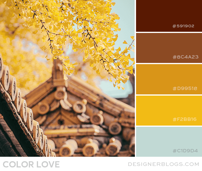 Yellow & Brown Color Palette