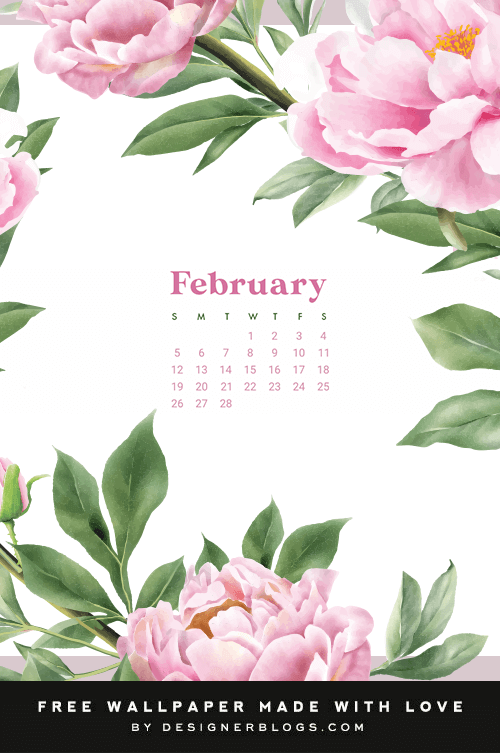 Free February 2023 Wallpaper & Instagram quote