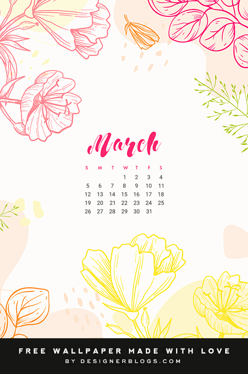 Free March 2023 Wallpaper & Instagram quote