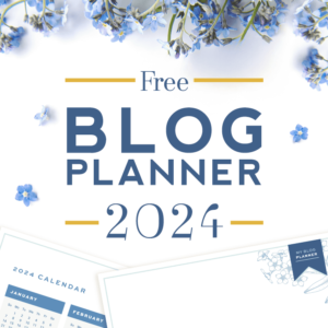 2024 Free Blog Planner in LIMITED EDITION Color
