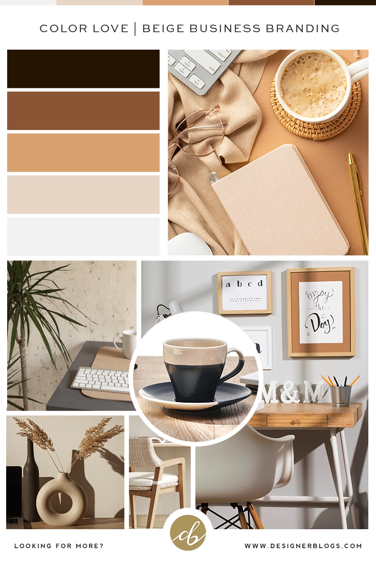 Beige Business Color Palette - Brown, Beige, Grey