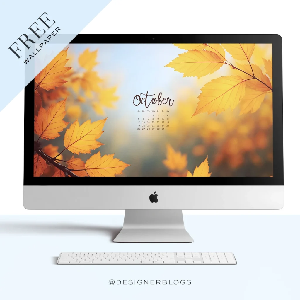 Free October 2025 Wallpaper – Autumn’s Glow