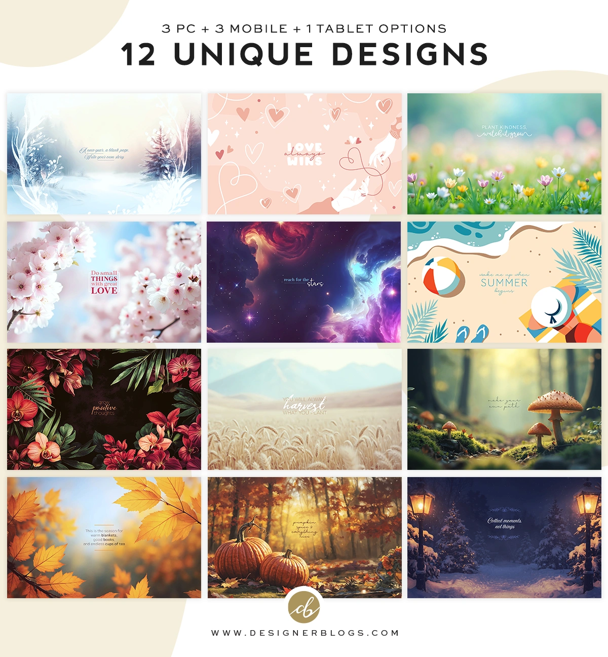 Fourth Wallpaper Collection - 12 monthly bundles from 2025