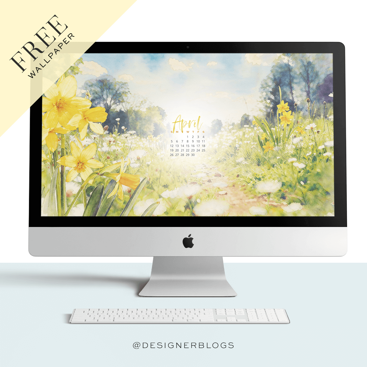 Free April 2026 Wallpaper – Spring in Bloom