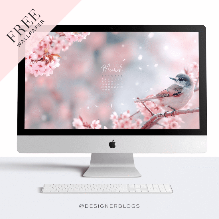 Free March 2026 Wallpaper – Hello, March!
