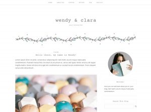 Wendy Blogger Template