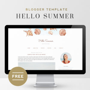 Hello Summer | Free Summer Blogger Template