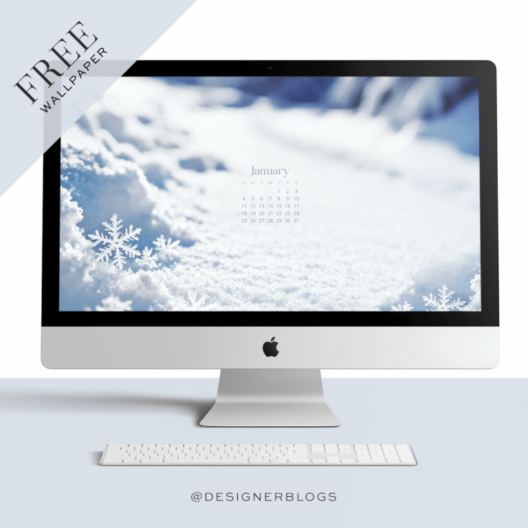 Free January 2026 Wallpaper – Frosty Morning