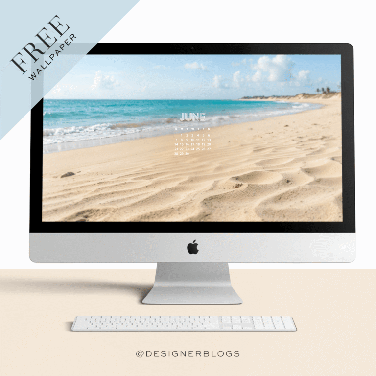 Free June 2026 Wallpaper – Daydreaming of the Coast