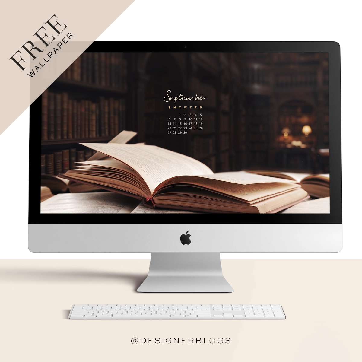Free September 2026 Wallpaper Pack – Dark Academia